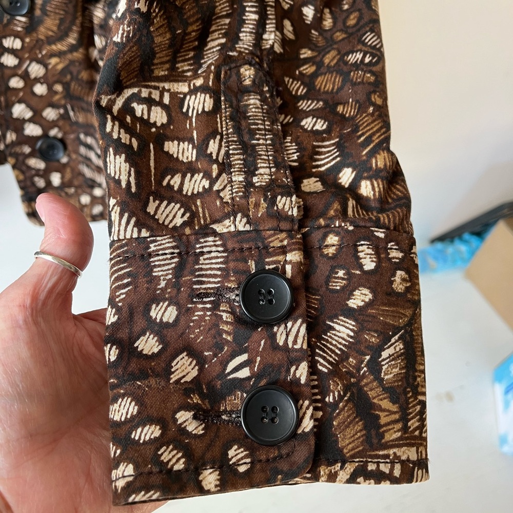 Chico’s brown jacket